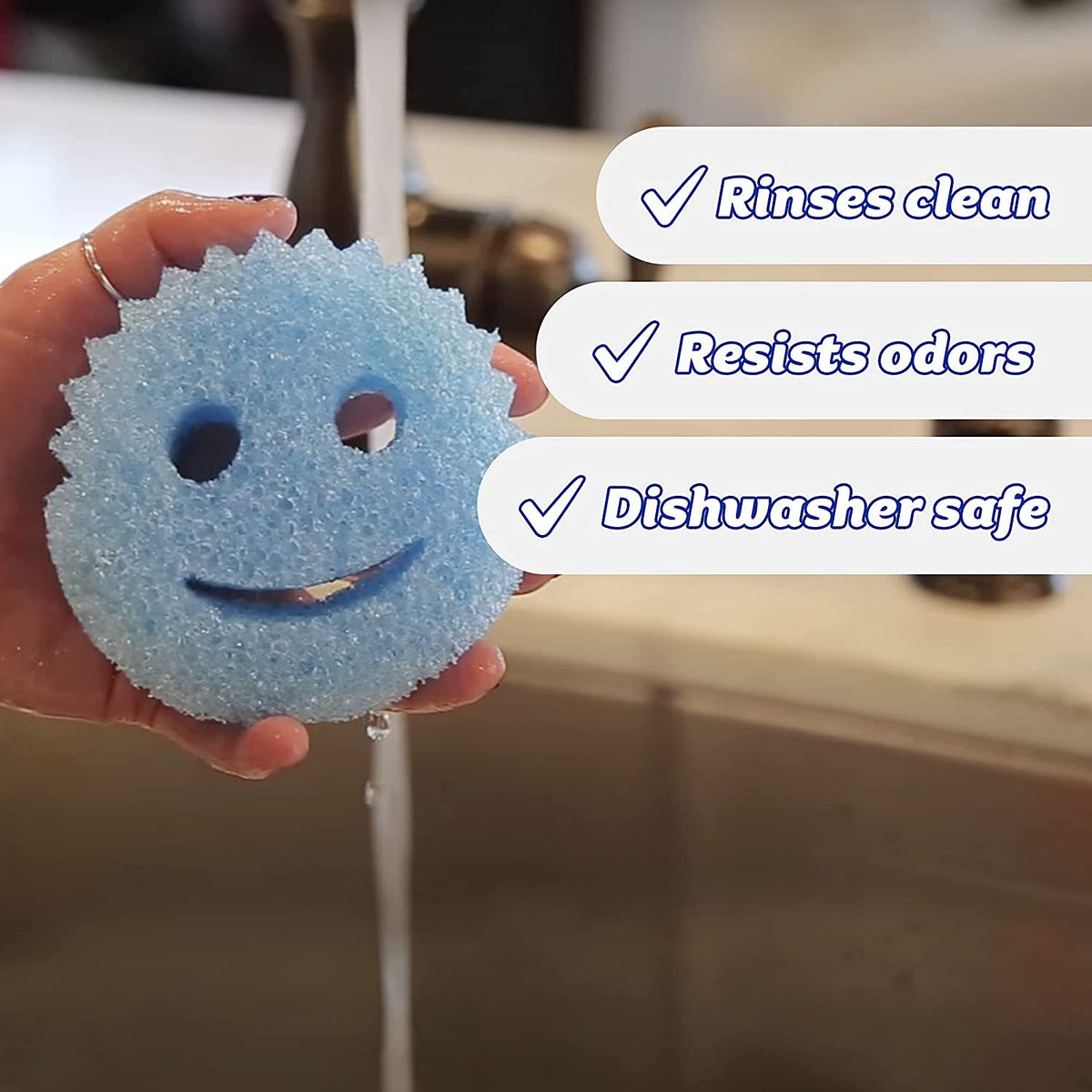 Scrub Daddy Sponge Set, Colors, 4 Count