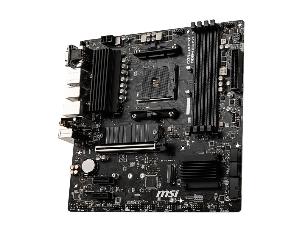 MSI B550M PRO-VDH WiFi ProSeries Motherboard, AM4, Micro-ATX