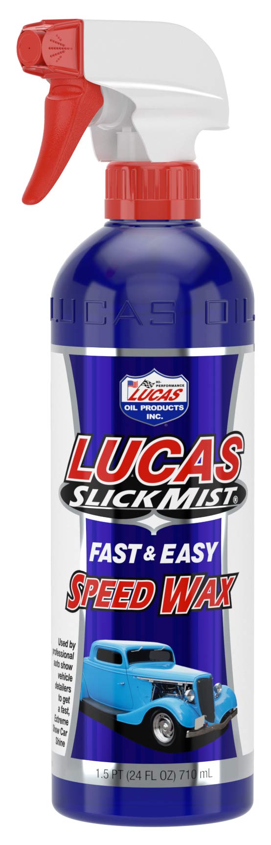 Lucas Oil Slick Mist Speed Wax, Blue, 24 oz, LUC10160