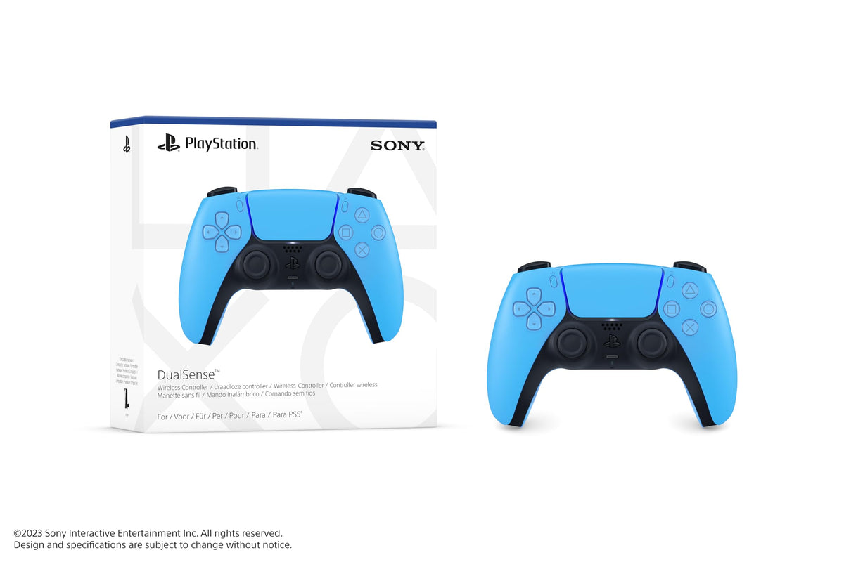 DualSense Wireless Controller, Starlight Blue, for PS5 and PC