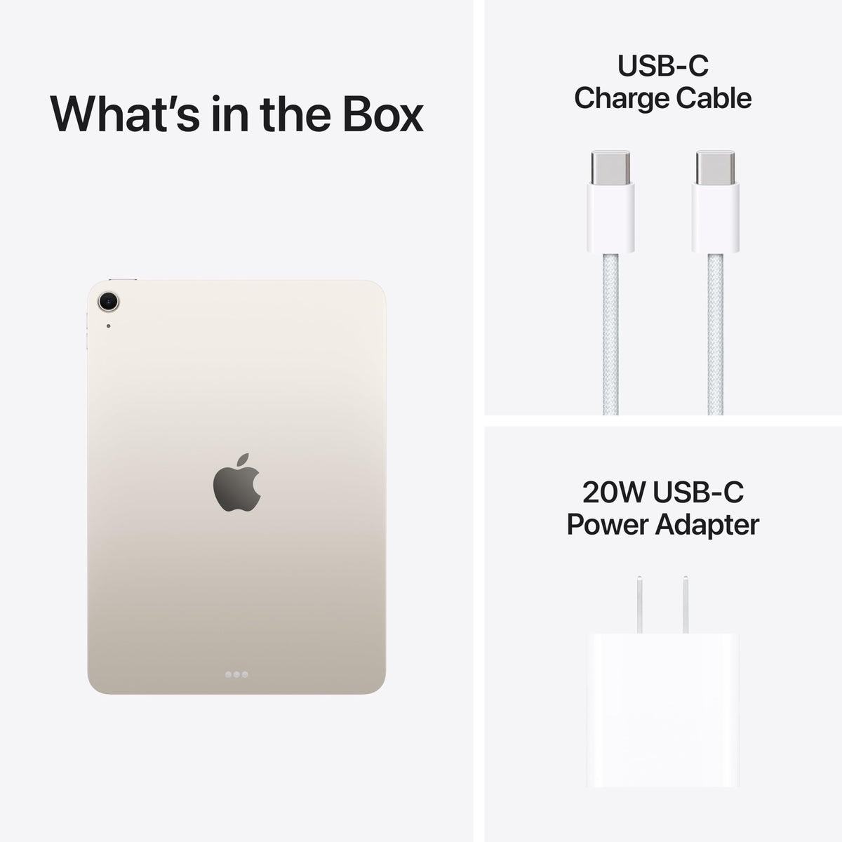 Apple iPad Air 11-inch with M4 Chip, Wi-Fi, 128GB, Starlight