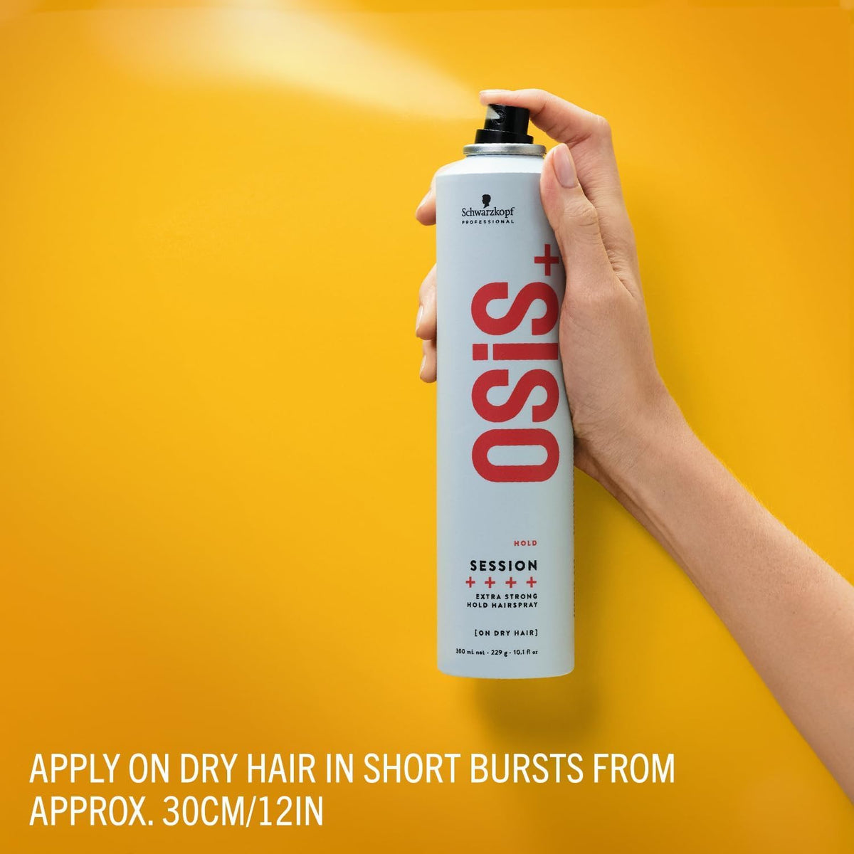 Schwarzkopf OSiS+ Session Extra Strong Hold Hairspray, 300 mL