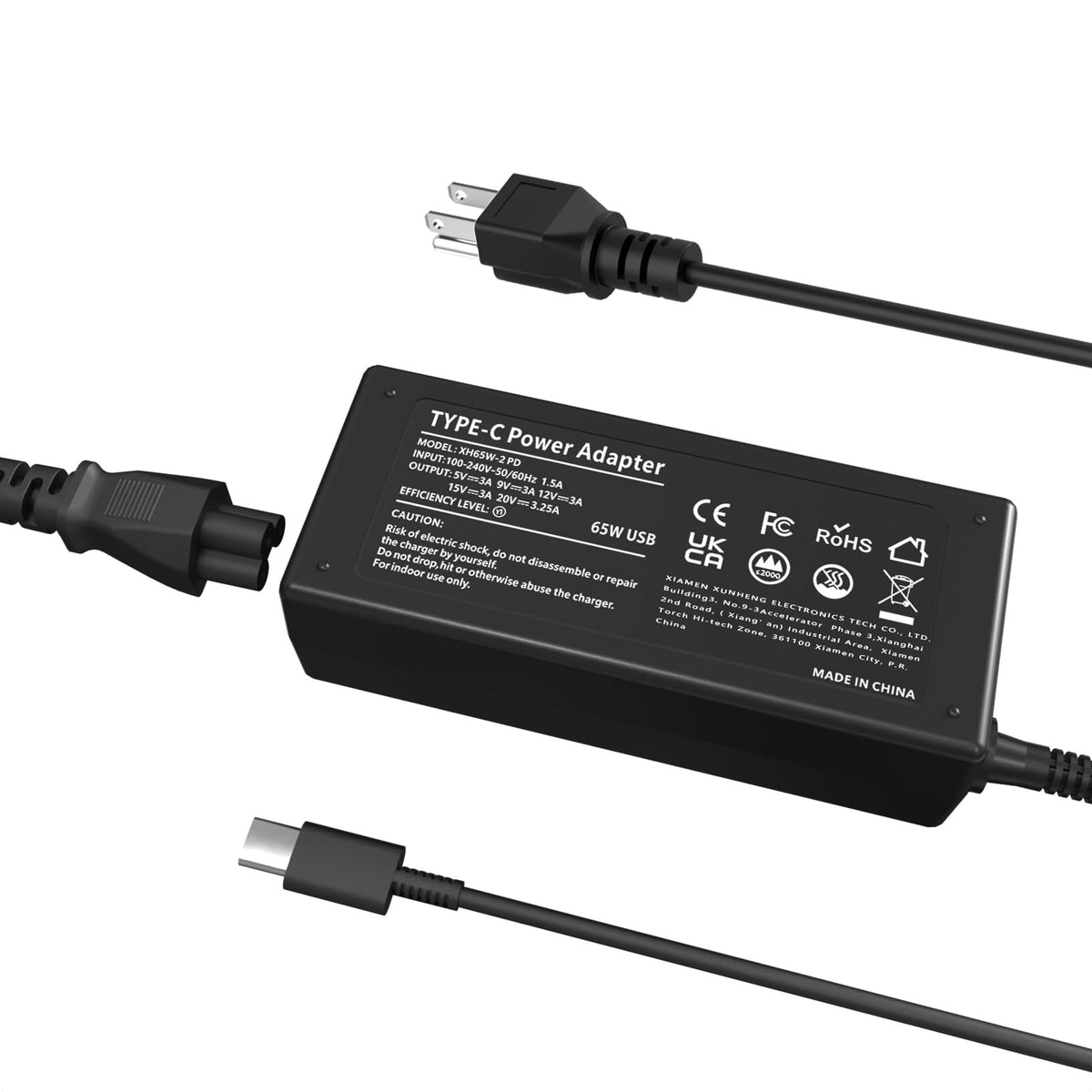 GDTOWD 65W USB C Laptop Charger for Lenovo, Dell, HP