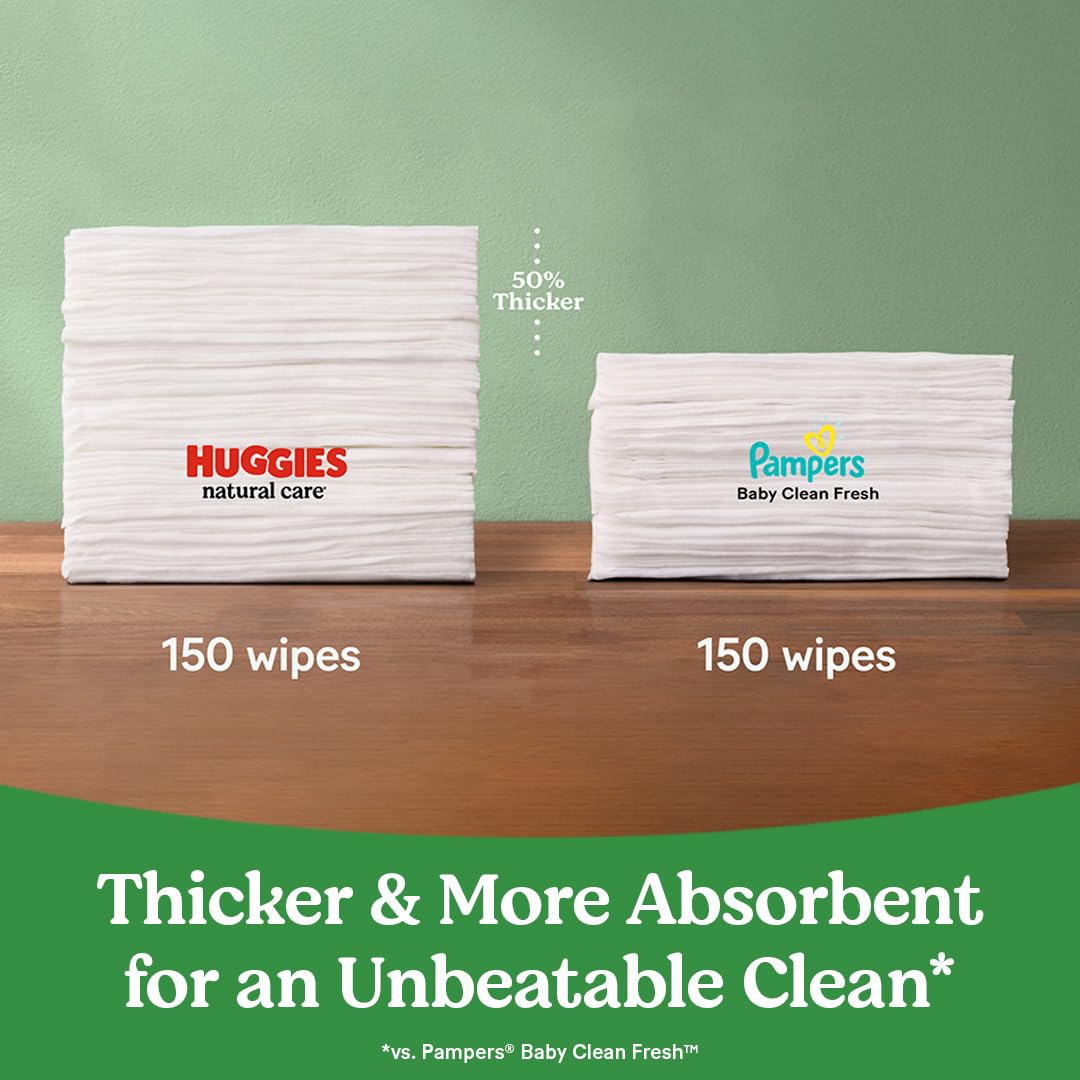 Huggies Natural Care Sensitive Baby Wipes, Unscented, 960 Count
