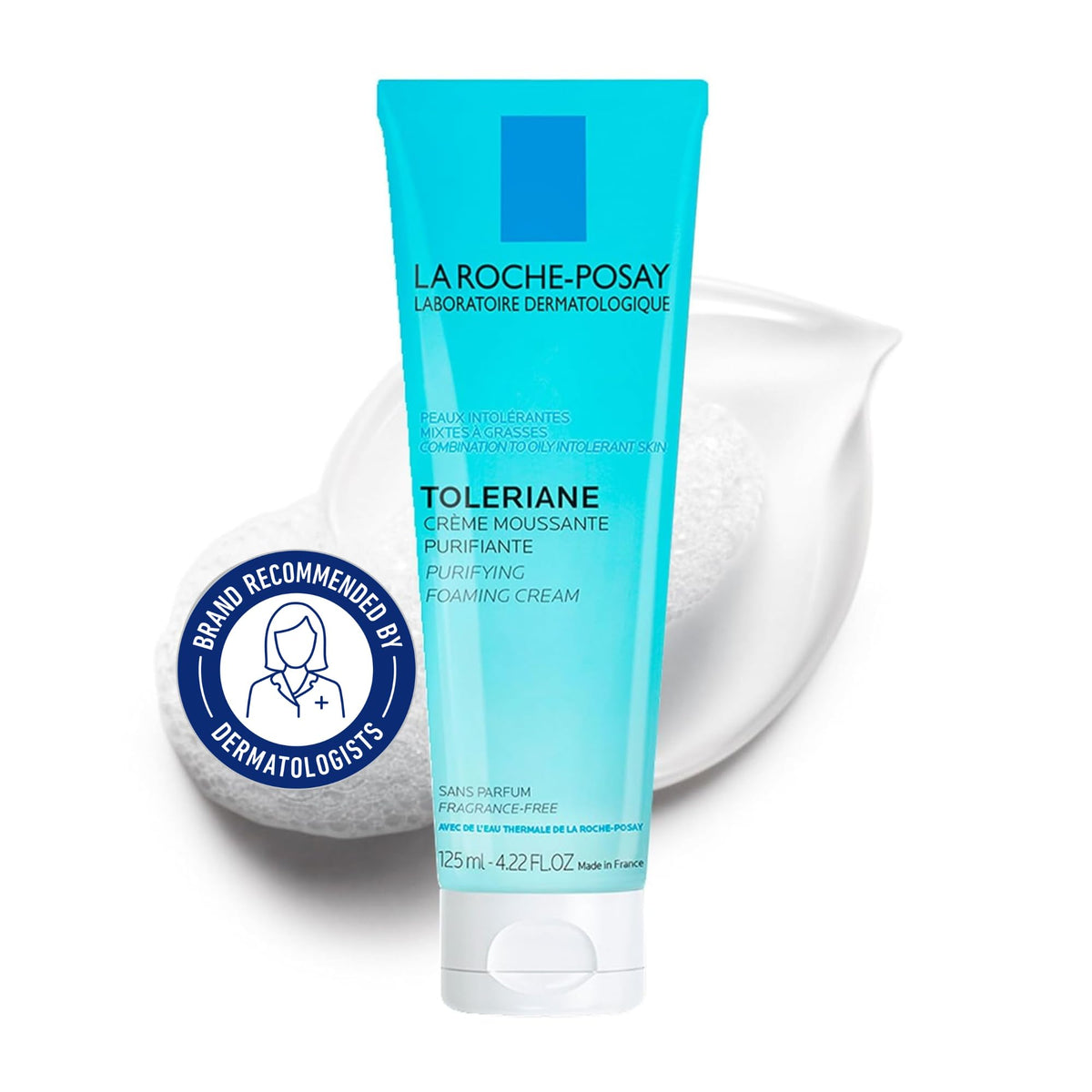 La Roche-Posay Toleriane Purifying Foaming Cream Cleanser, 125 ML