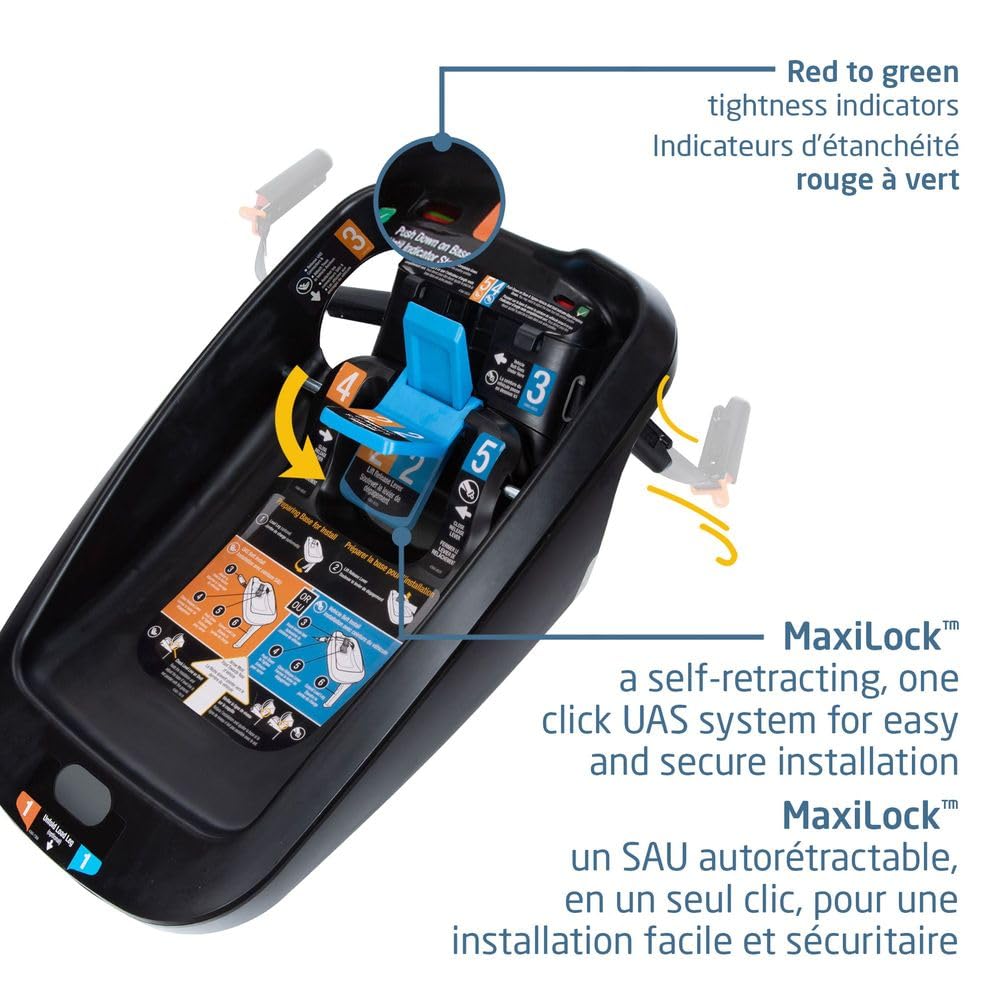 Maxi-Cosi Mico Luxe+ Infant Car Seat, Designer Black