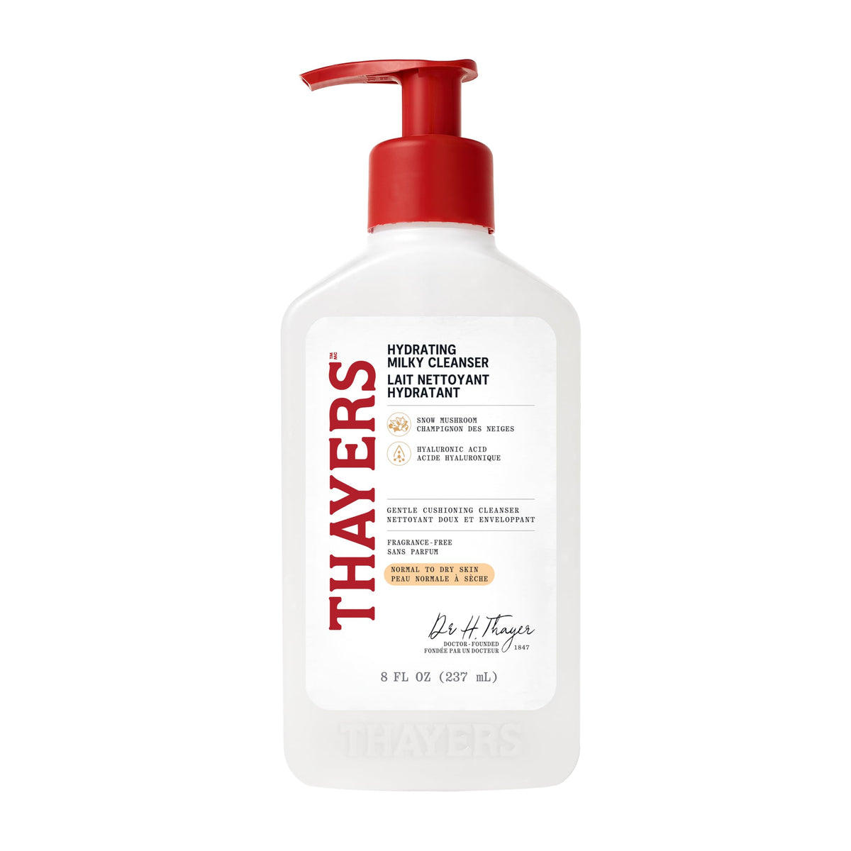 THAYERS Milky Hydrating Face Cleanser, 8 fl oz