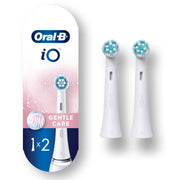 Oral-B iO Gentle Care Replacement Brush Heads, White (2 Count)