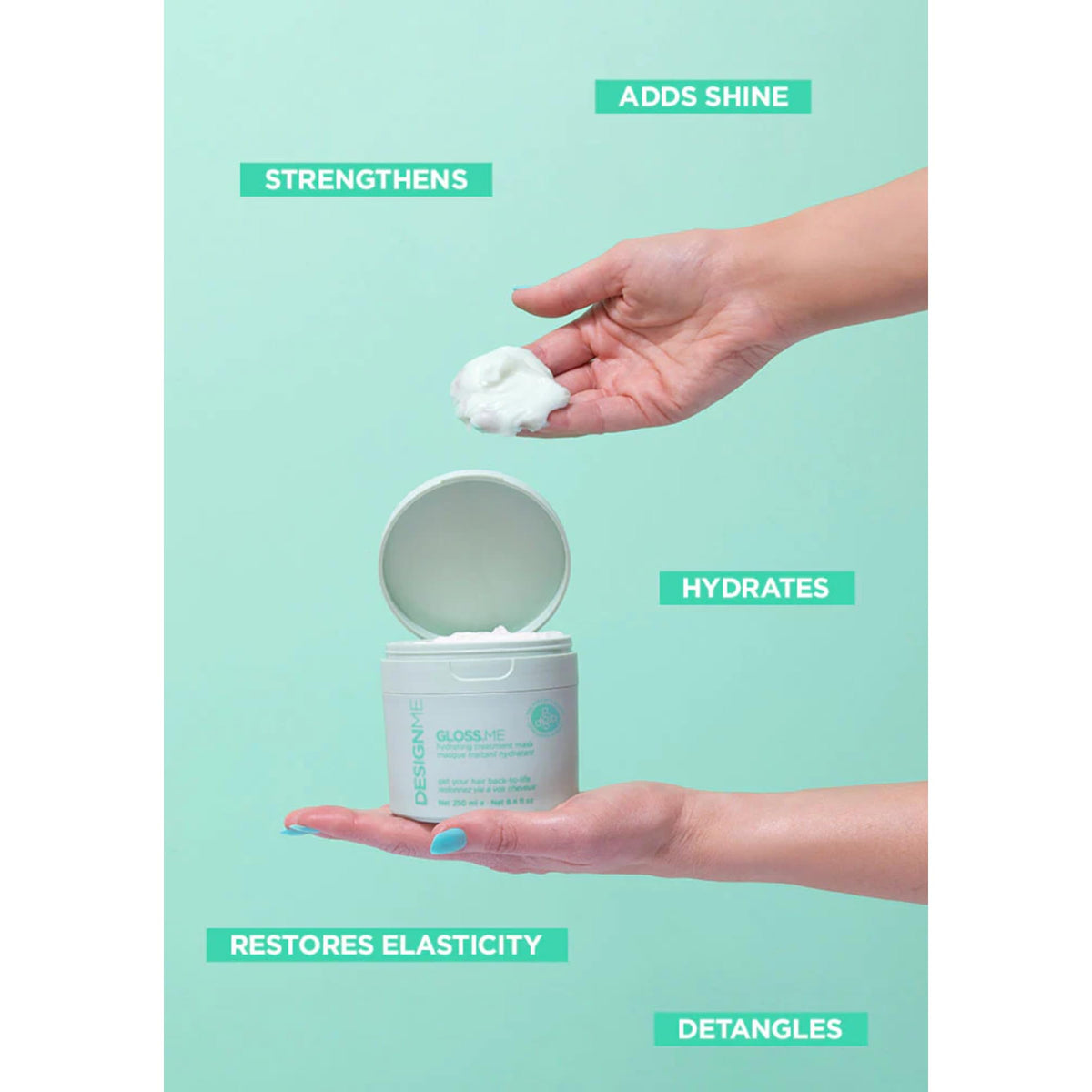 Design.Me GLOSS.ME Hydrating Treatment Hair Mask with Argan Oil