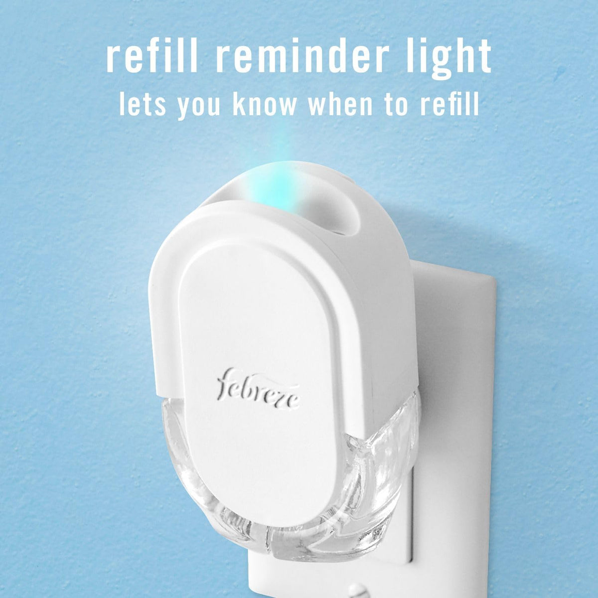 Febreze Plug In Starter Kit, Gain Original (Warmer + 4 Refills)