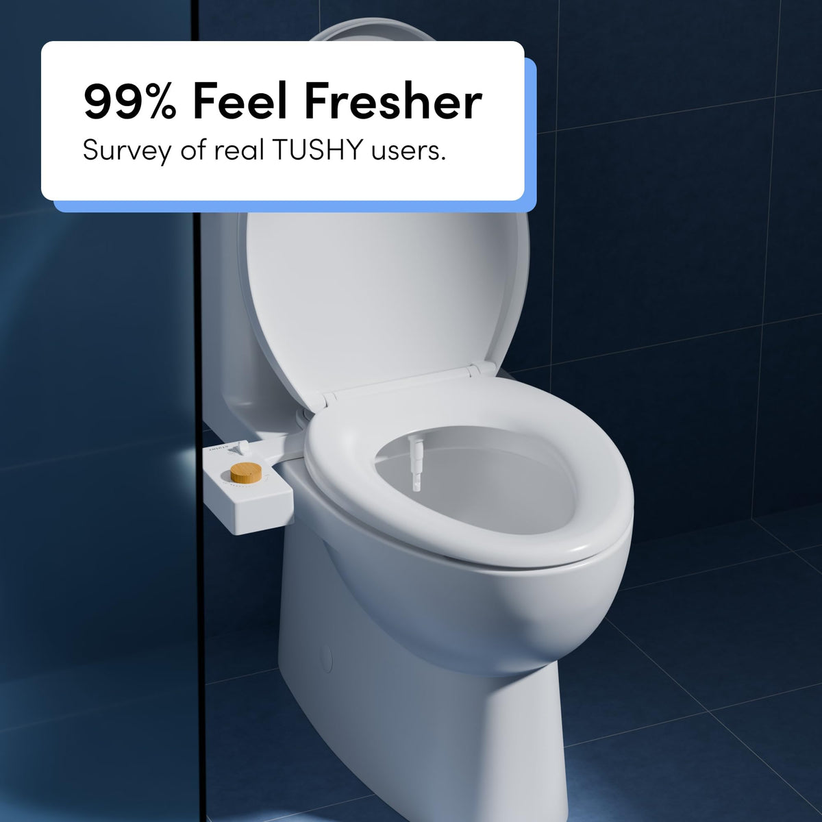 TUSHY Classic 3.0 Non-Electric Bidet Toilet Attachment