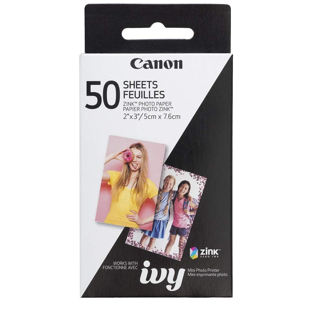 Canon Ivy Zink Photo Paper 3215C001, 50 Sheets