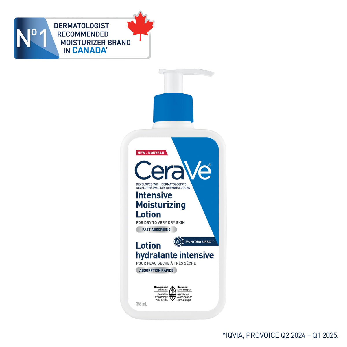 CeraVe Intensive Moisturizing Lotion with 5% Hydro-Urea, 473 mL