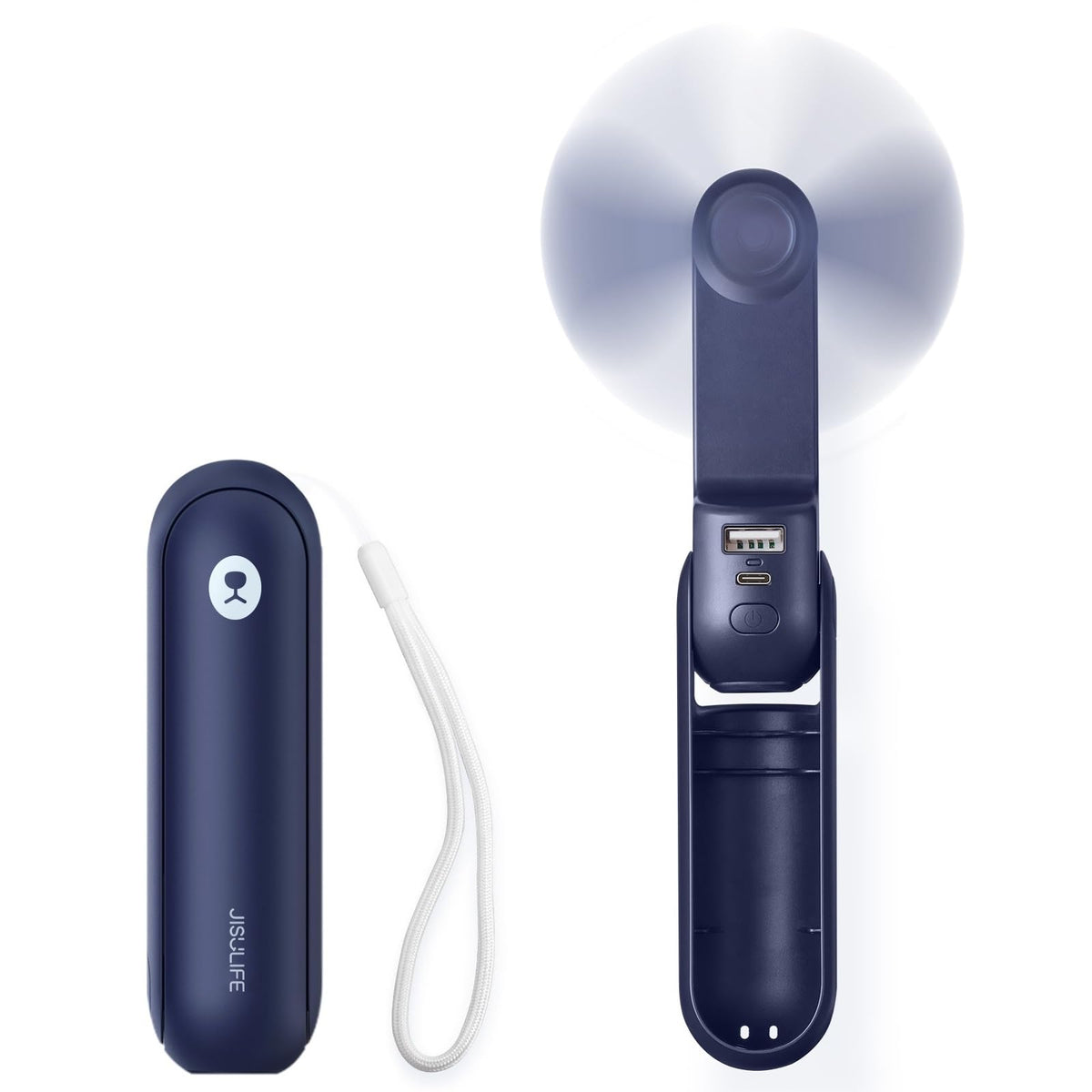 JISULIFE Portable Handheld Fan, Blue