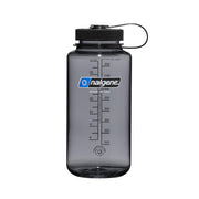 Nalgene Wide Mouth Water Bottle, 32 oz, Gray with Black
