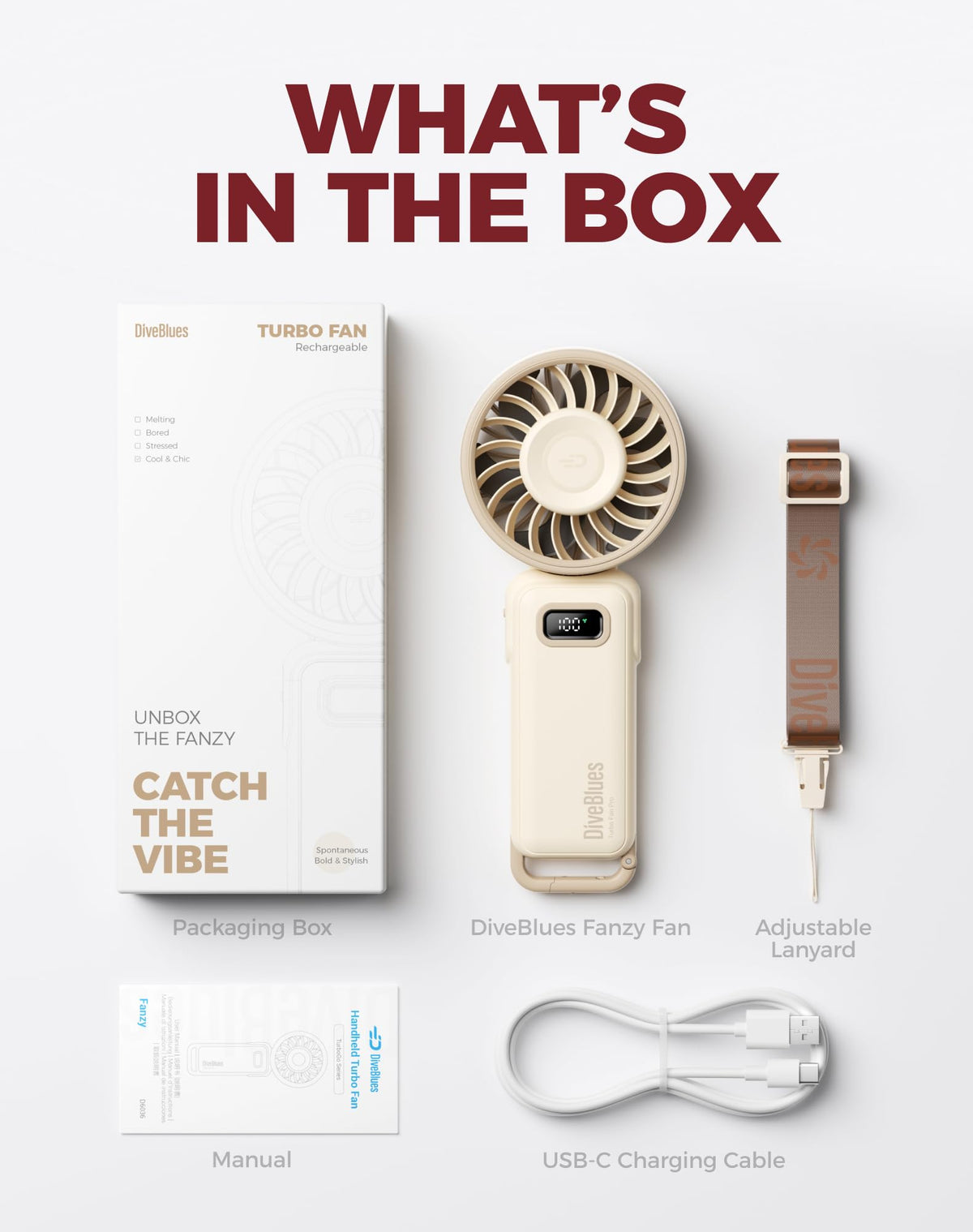 Diveblues Portable Hand Fan