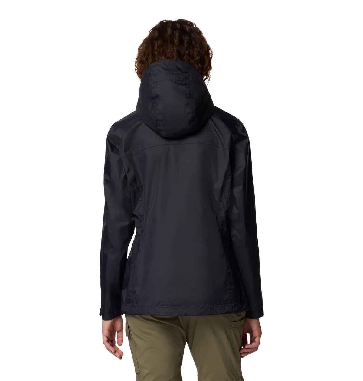 Columbia Women's Arcadia II Waterproof Rain Jacket, Black, Large