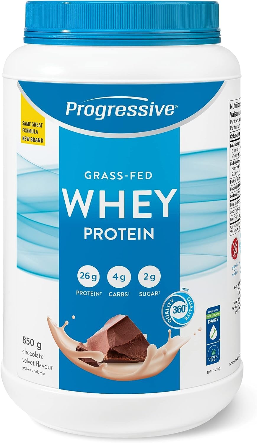 Progressive Grass-Fed 100% Whey Protein Powder, Chocolate