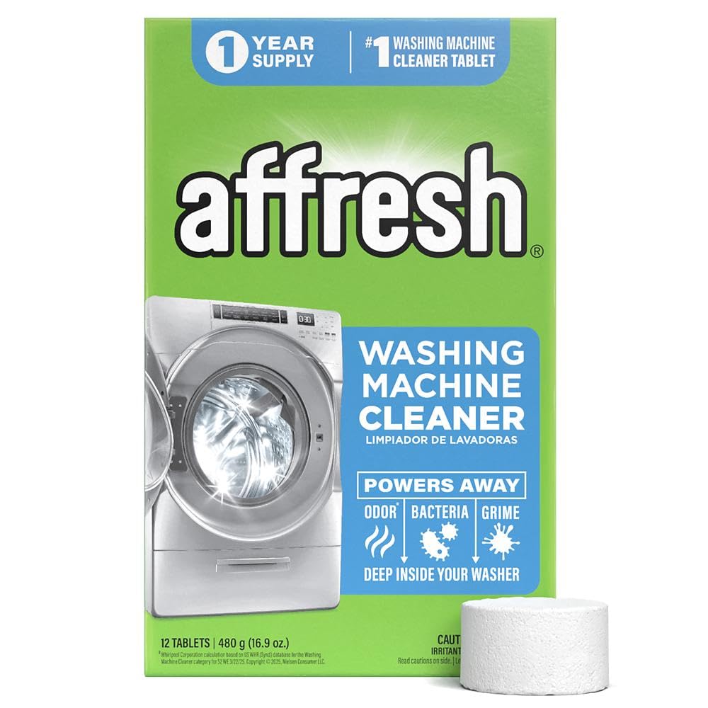 Affresh Washing Machine Cleaner, 12 Tablets