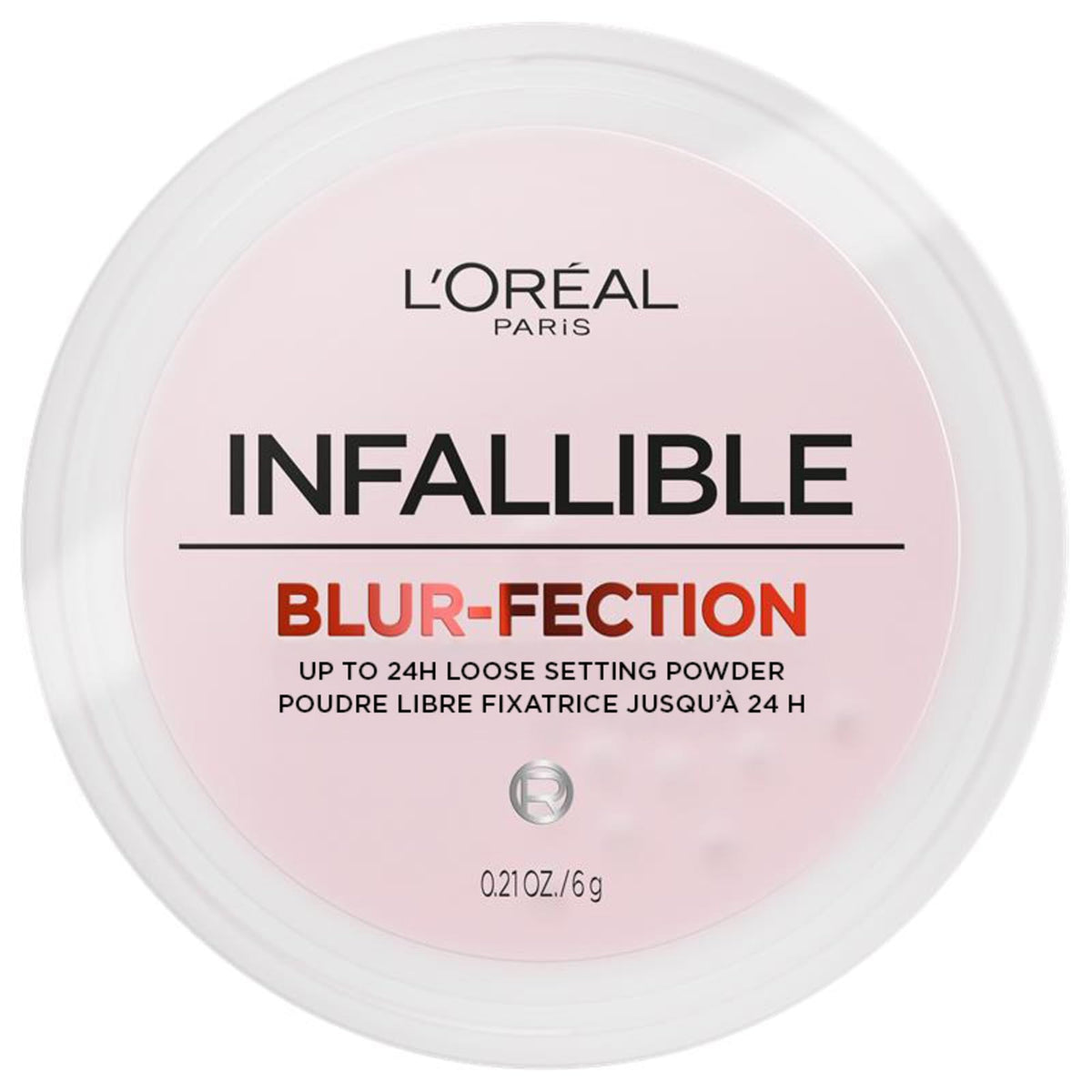 L'Oréal Paris Infallible Blur-Fection Loose Powder, 10 Light Pink, 6 g