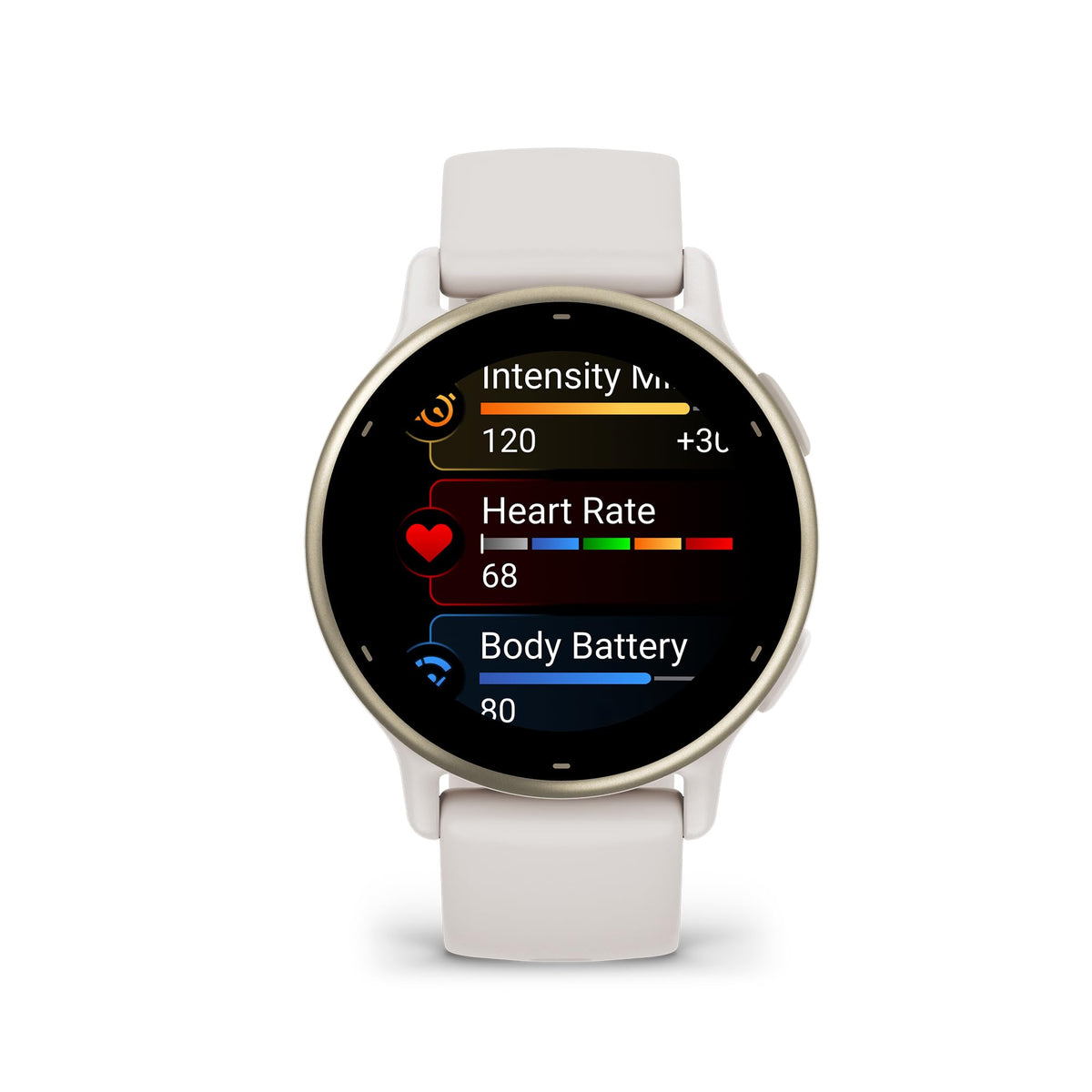 Garmin vívoactive 5 GPS Smartwatch, AMOLED Display, Ivory