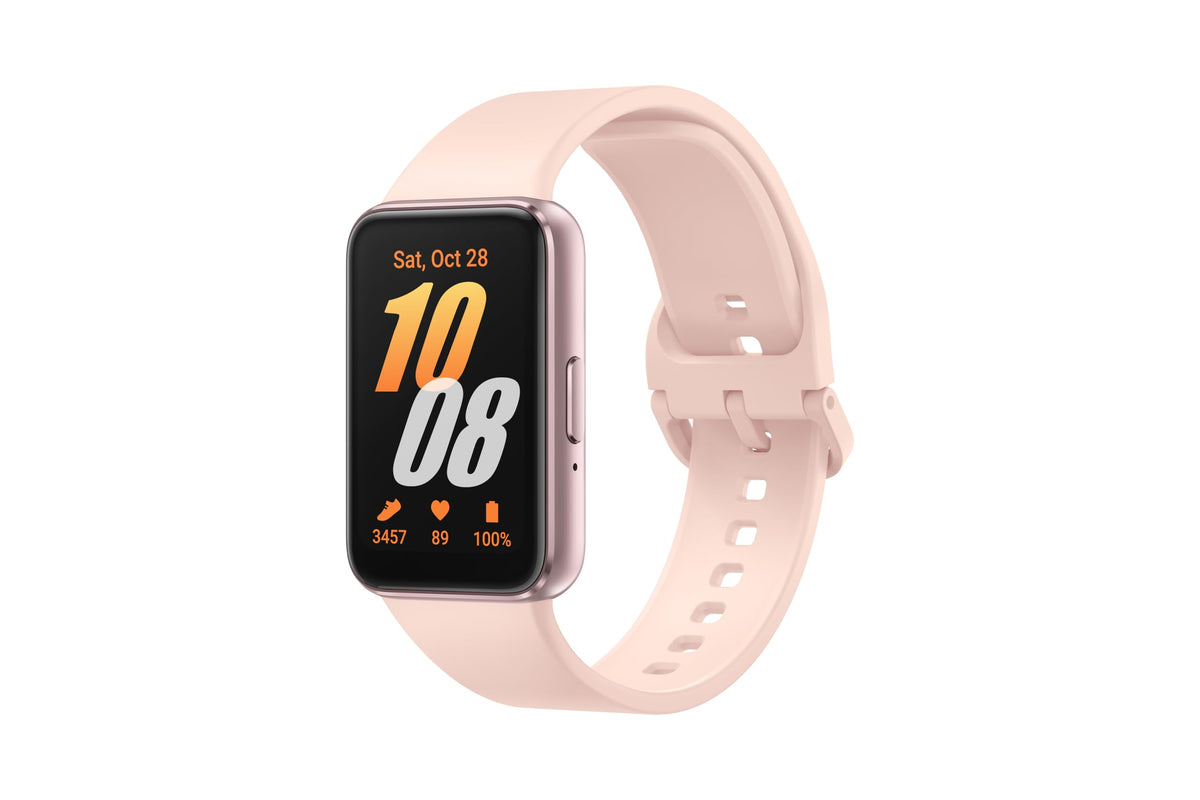 Samsung Galaxy Fit3 Fitness Tracker, 1.6" AMOLED, Pink Gold
