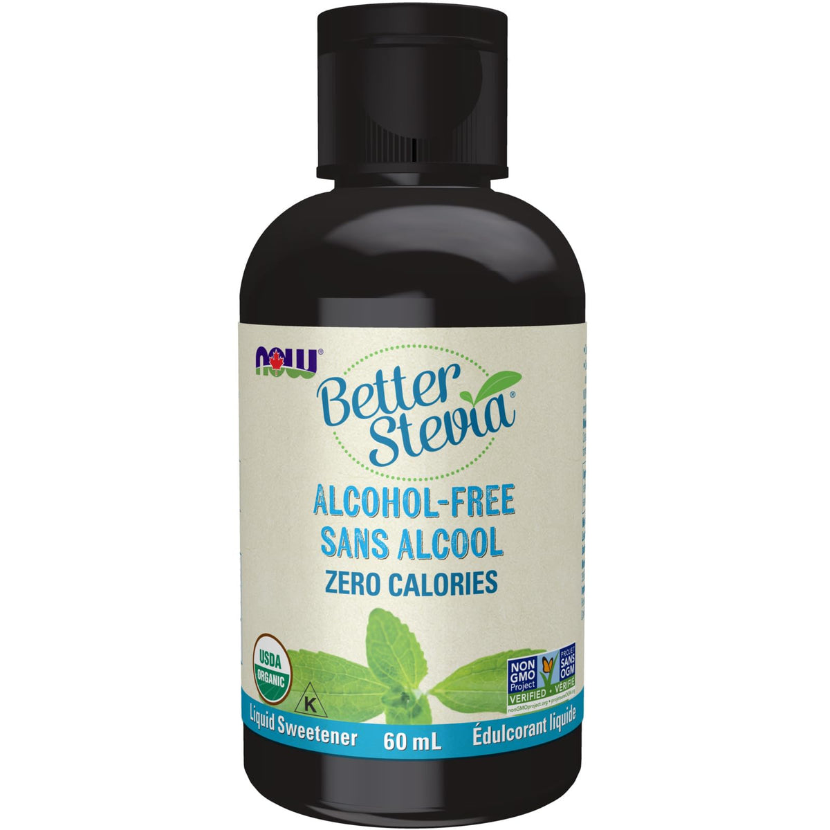 NOW BetterStevia Organic Liquid Sweetener, 60 mL