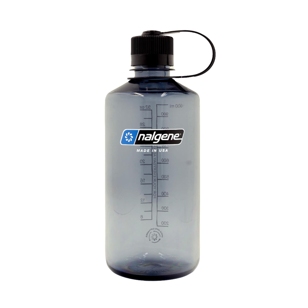 Nalgene 32oz Narrow Mouth Water Bottle, Gray