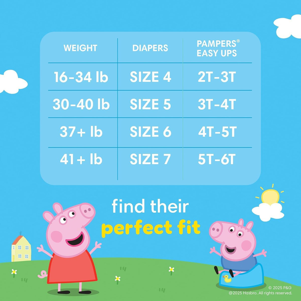 Pampers Easy Ups Training Pants, Size 5 (3T-4T), 124 Count