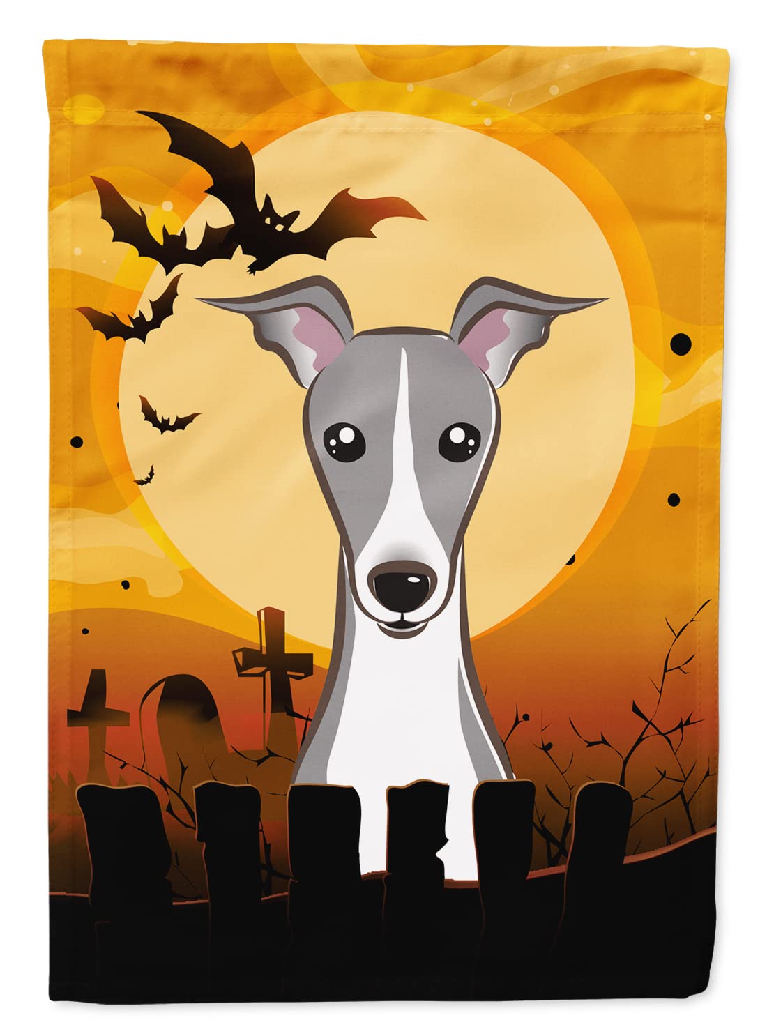 Caroline's Treasures Halloween Italian Greyhound Flag