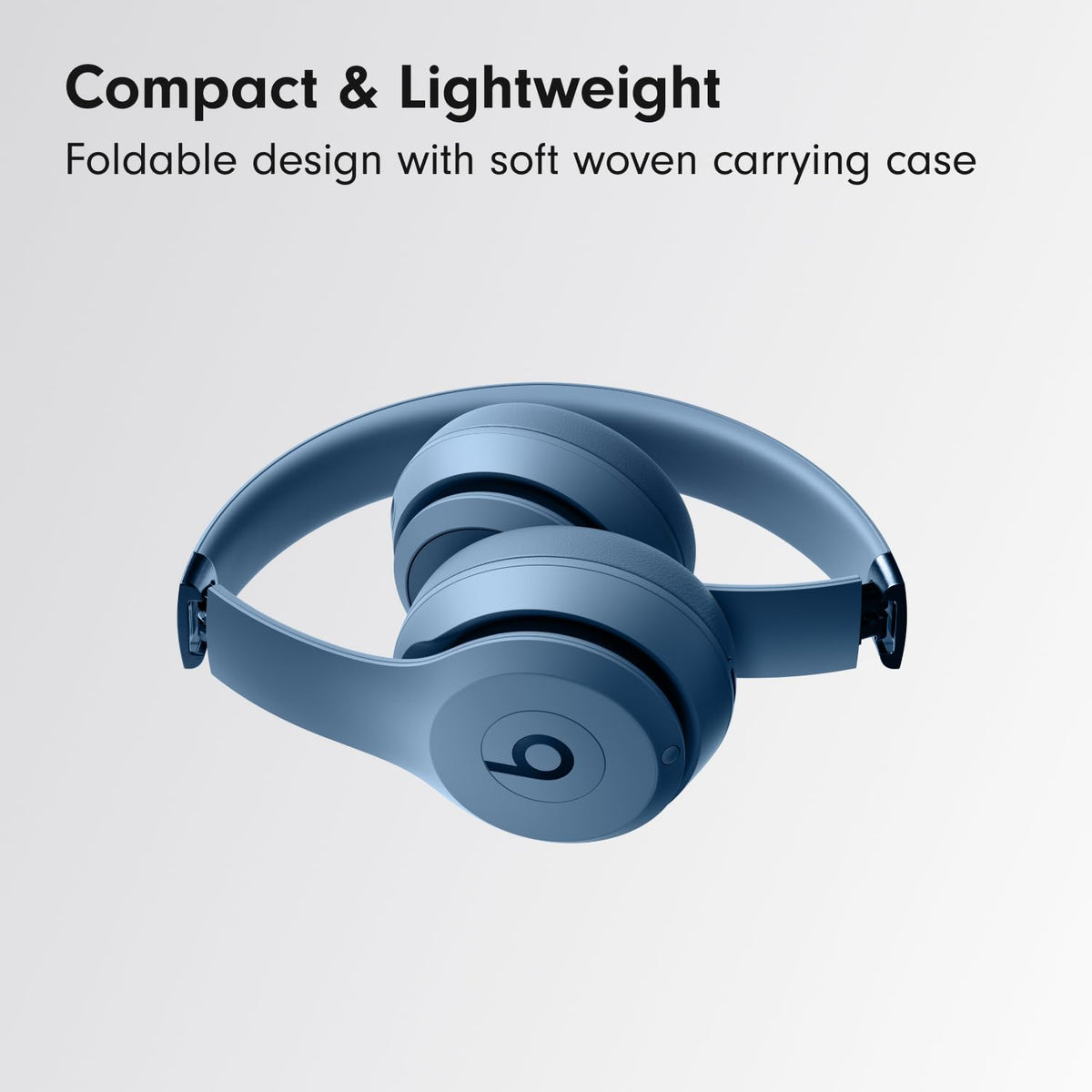 Beats Solo 4 Wireless On-Ear Headphones, Slate Blue