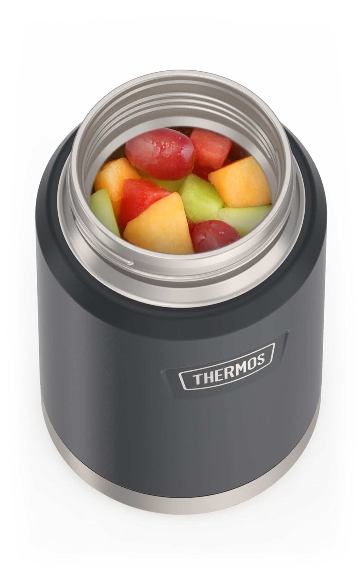 Thermos Icon Series Stainless Steel Vacuum Food Jar, 24 oz, Granite