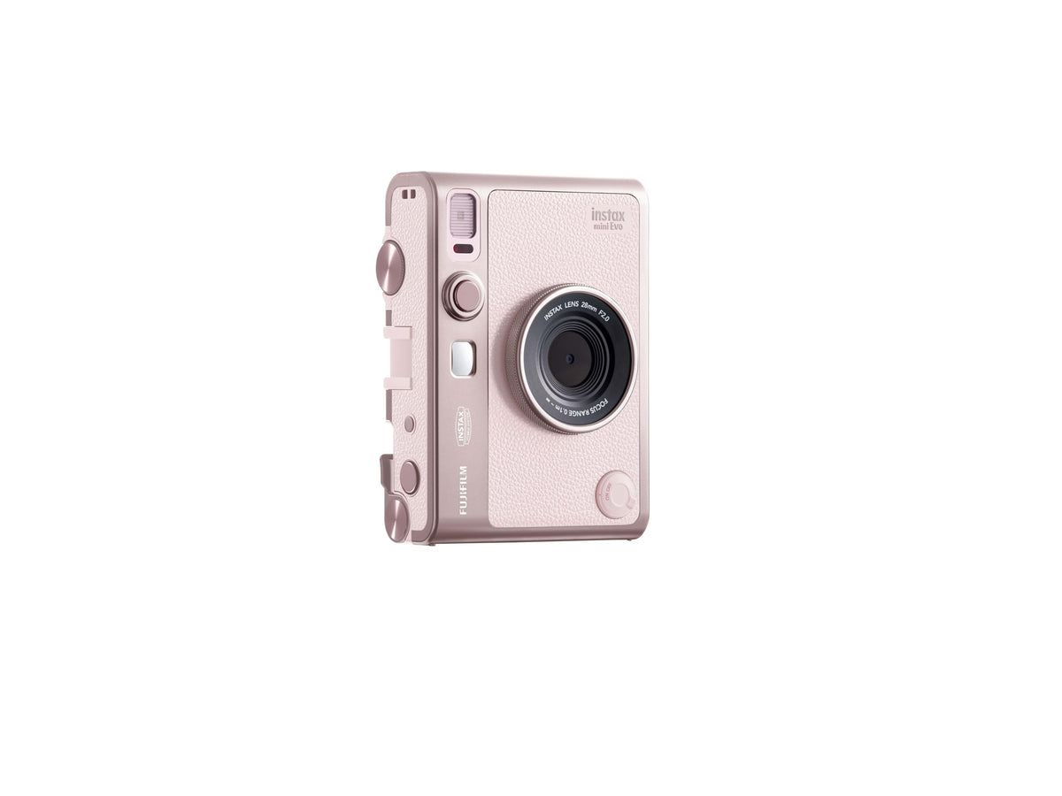Fujifilm Instax Mini Evo Hybrid Instant Camera, Gentle Rose