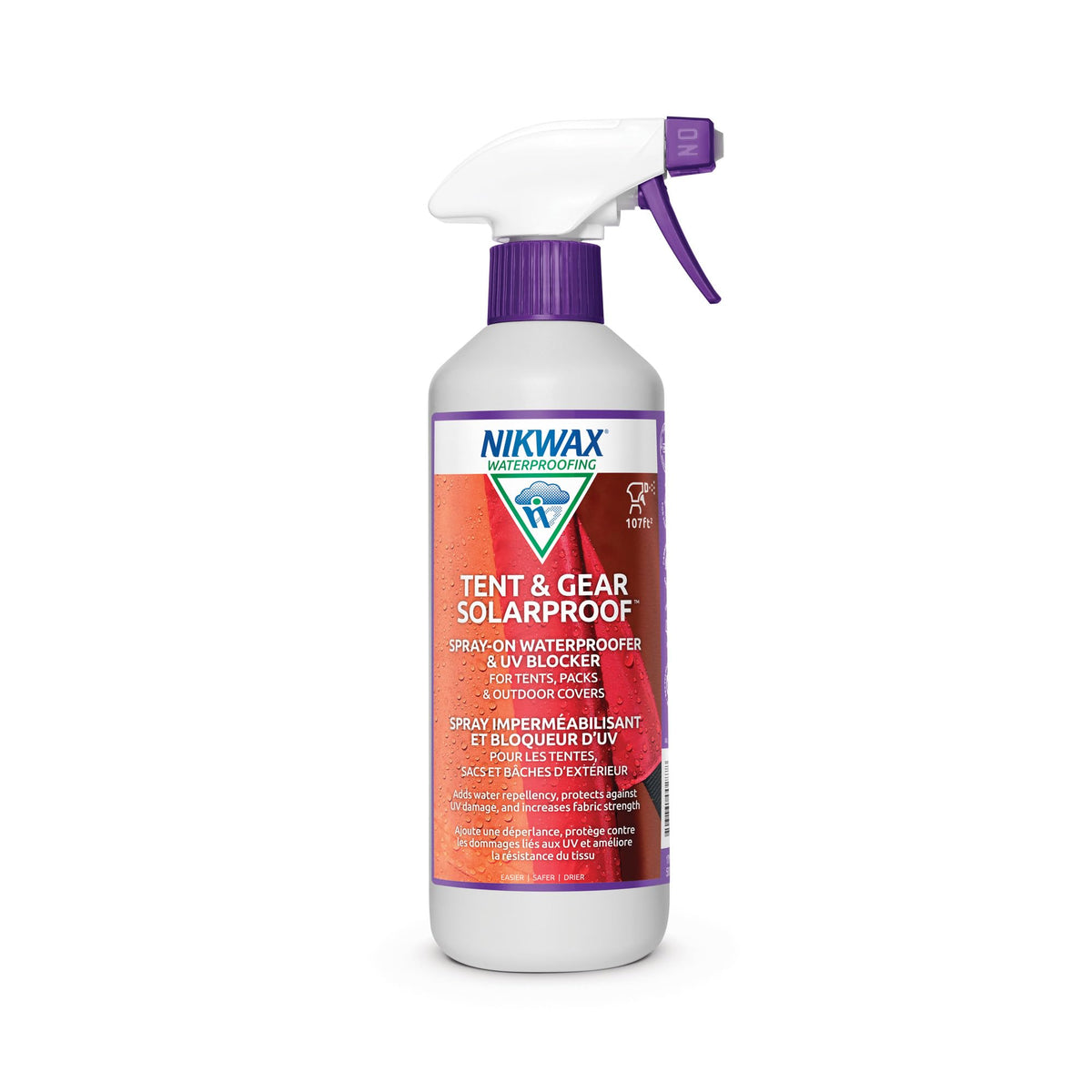 Nikwax Tent and Gear SolarProof Spray-On, 500 ml
