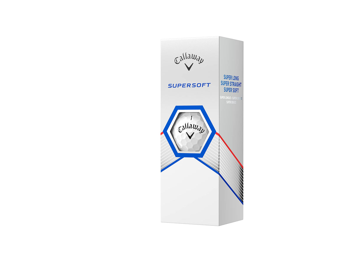 Callaway Supersoft Golf Balls, 2023, White
