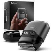 Tulzim Electric Foil Shaver for Men, 3 Floating Blades, Light Grey