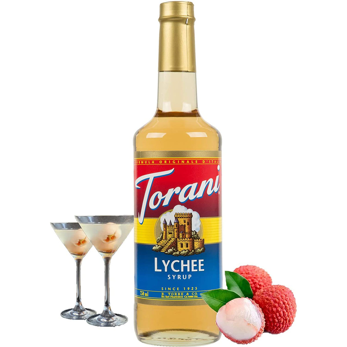 Torani Lychee Flavour Syrup, 750 mL