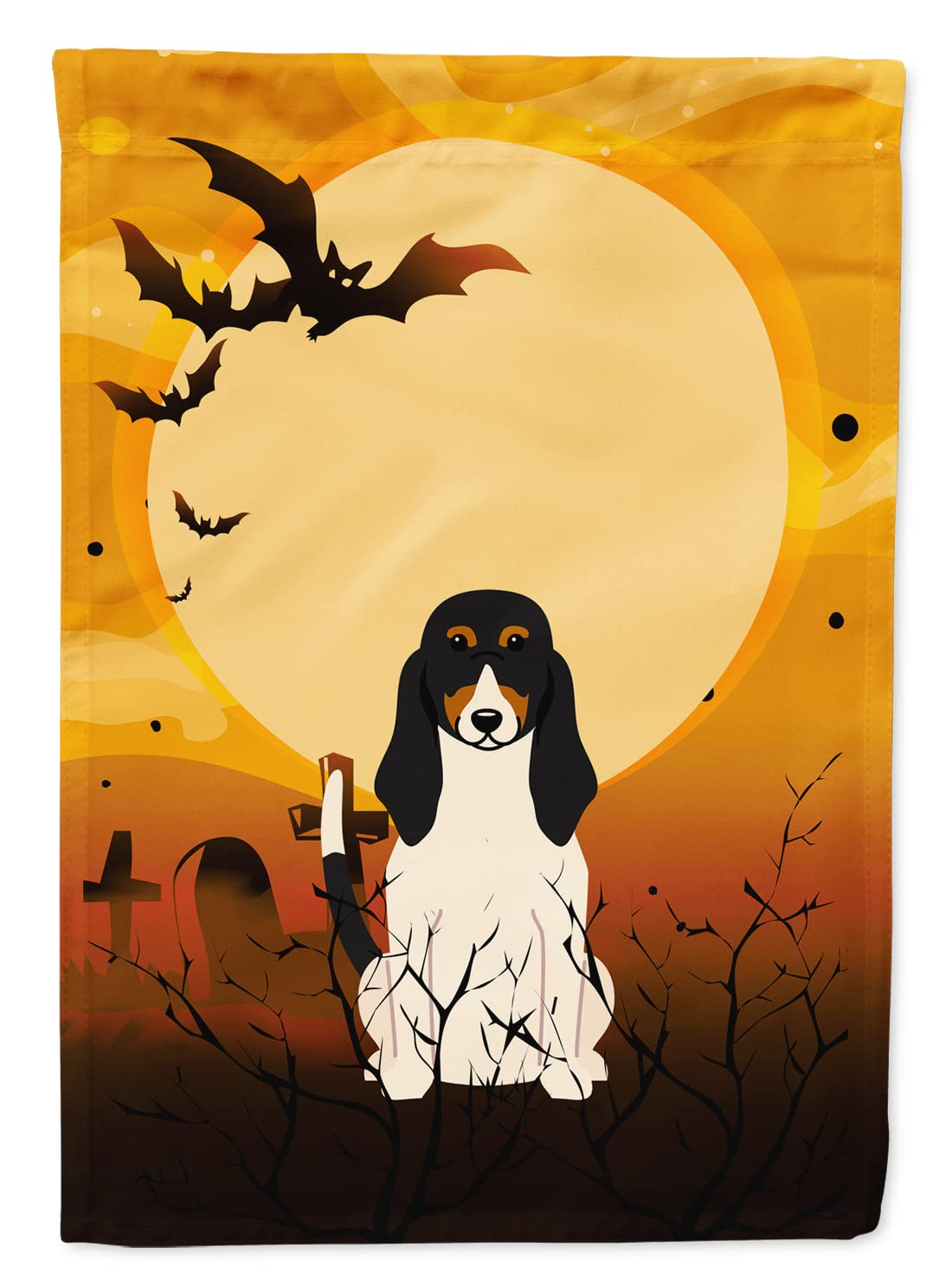 Caroline's Treasures BB4310GF Halloween Swiss Hound Flag Garden Size, Small