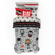 Franco Universal Little Monsters Halloween Twin Bedding Set, 5 Piece