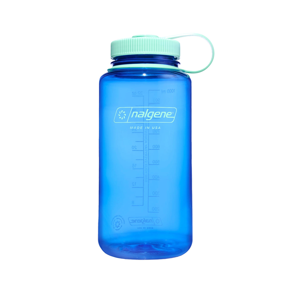 Nalgene Wide Mouth Water Bottle, 32 oz, Cornflower Blue