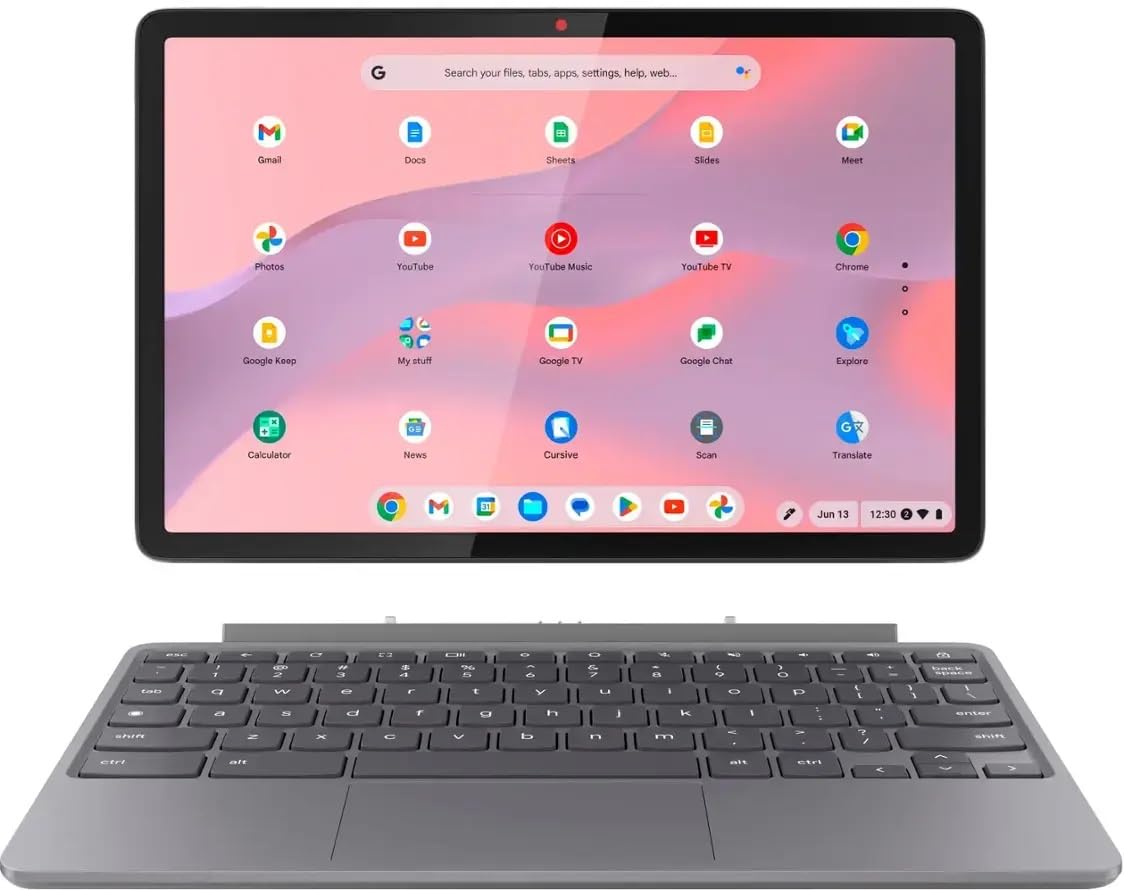 Lenovo Ideapad Duet 11 Chromebook, 10.9" 2K, 4GB, 128GB, 83HH0002US