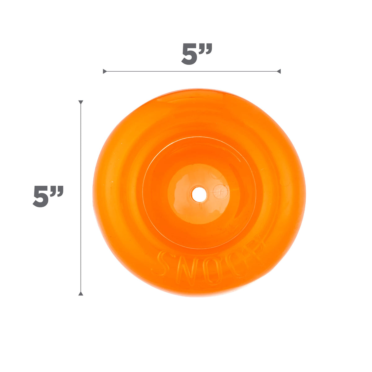 Outward Hound Snoop Treat Dispenser Puzzle Ball, Orange, 5 in