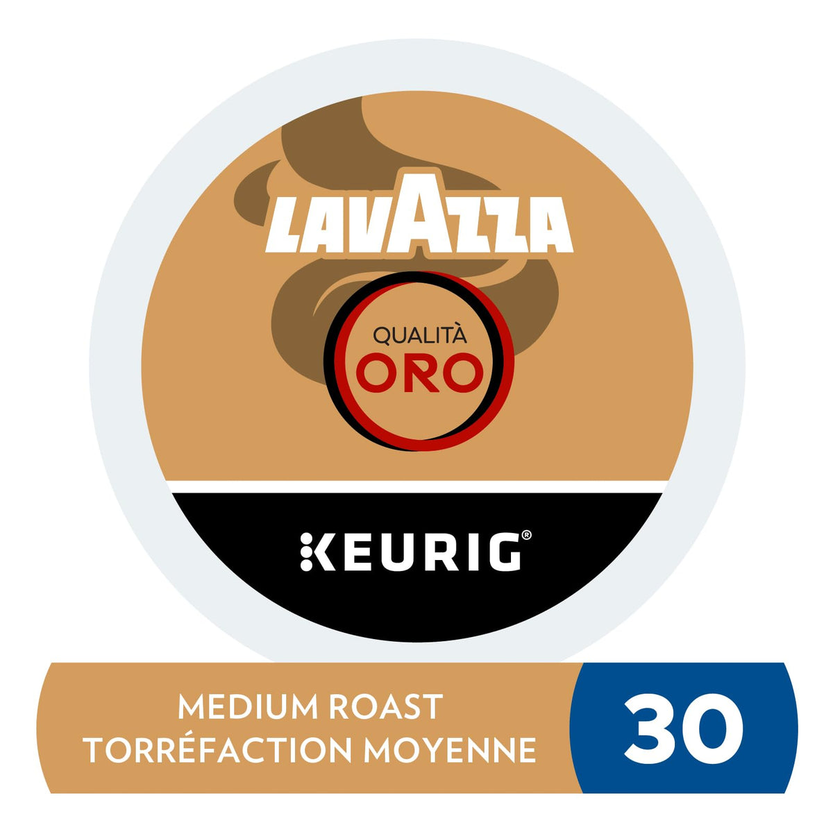 Lavazza Qualità Oro Medium Roast K-Cup Pods, 30 Count