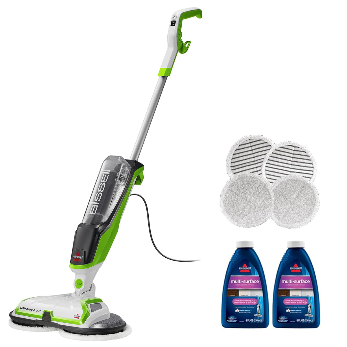 Bissell Spinwave Cord Powered Hard Floor Mop 2039C