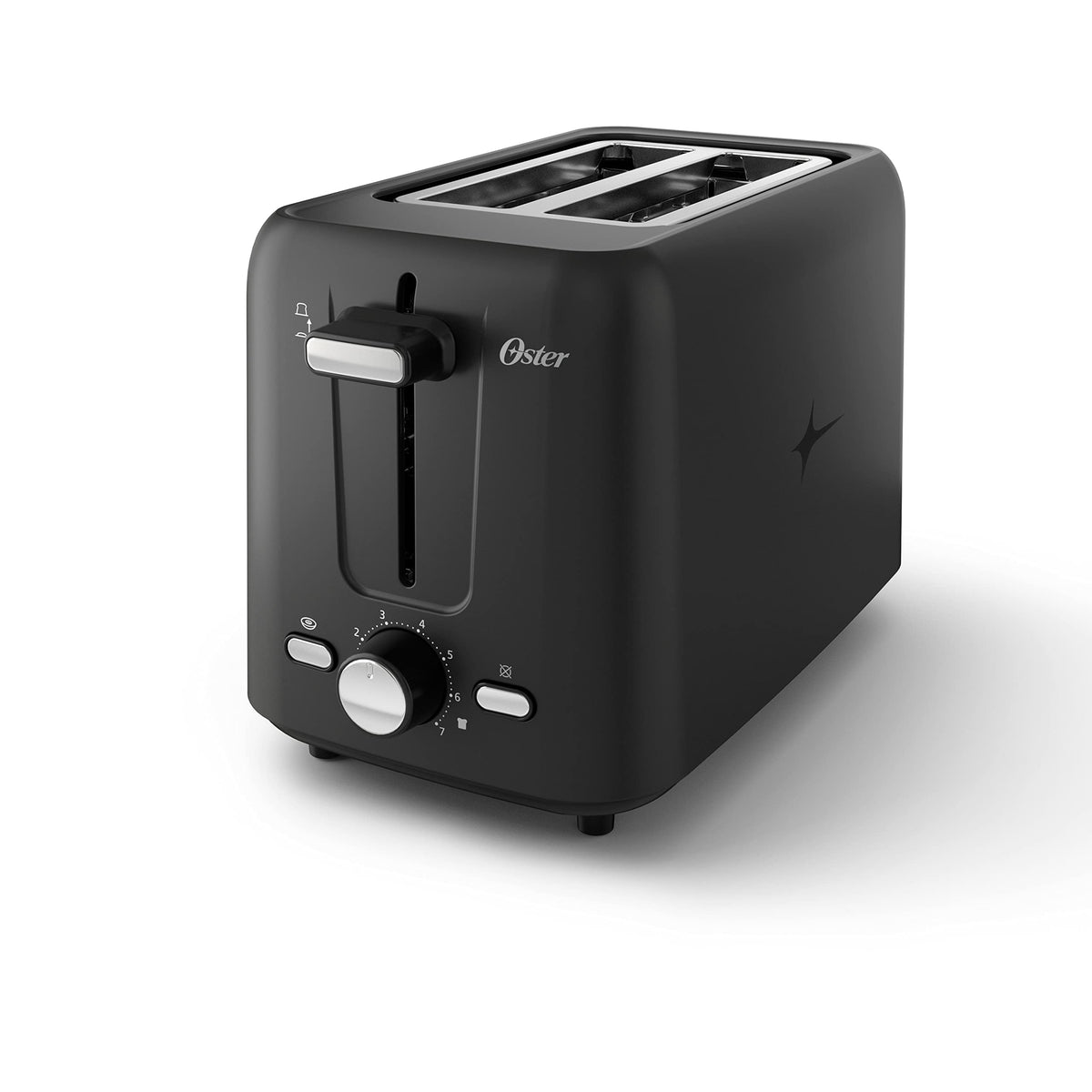 Oster 2-Slice Toaster with Extra-Wide Slots, Black
