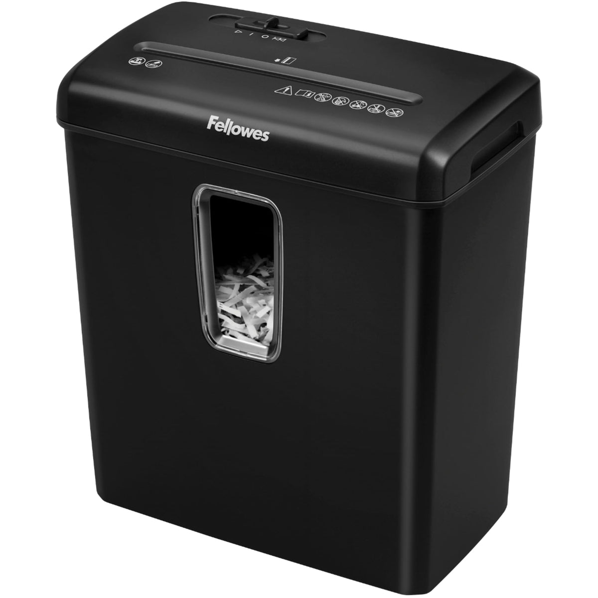 Fellowes Powershred P-30C 6-Sheet Cross-Cut Paper Shredder, Black