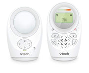VTech DM1211 Enhanced Range Digital Audio Baby Monitor, Silver/White