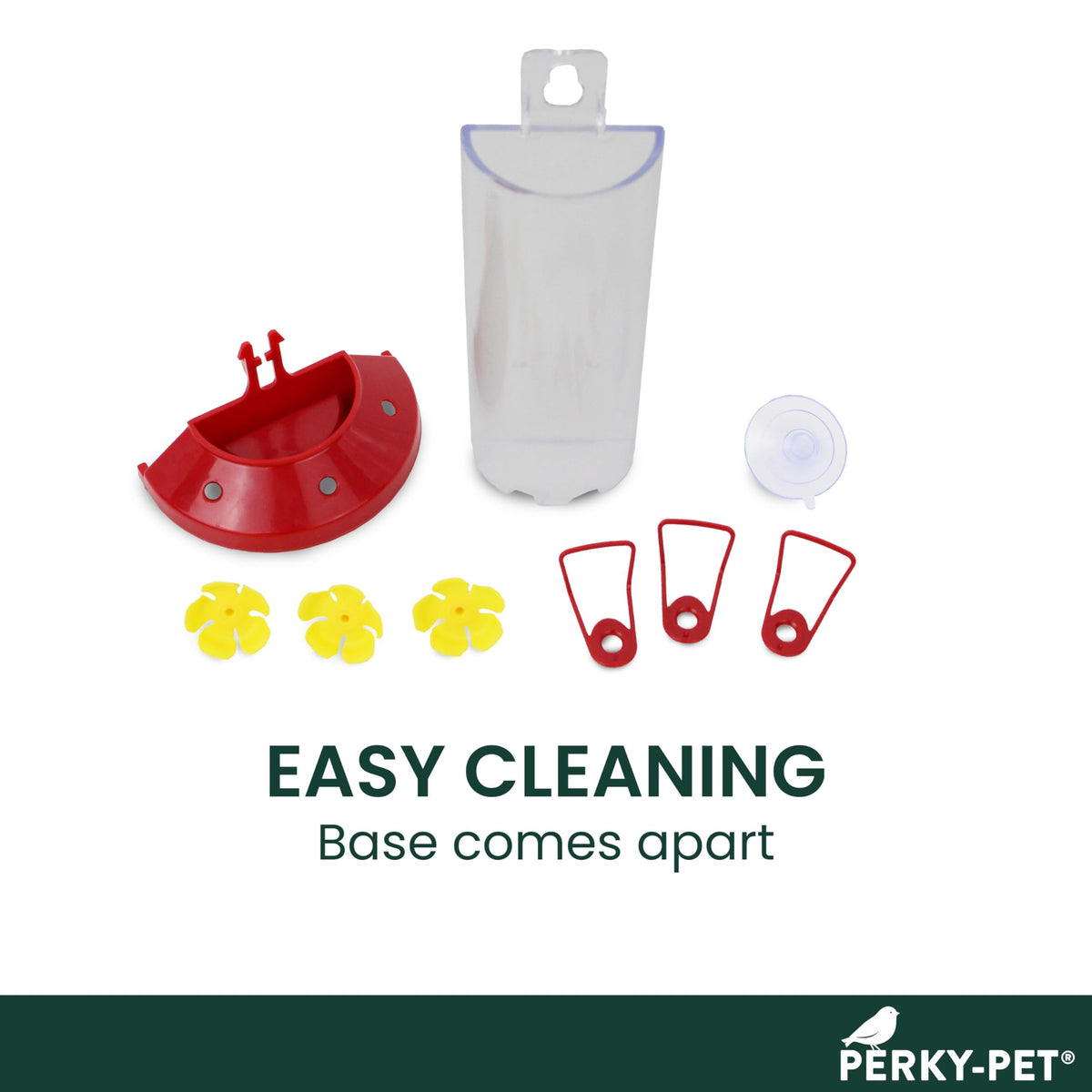Perky-Pet Window Mount Hummingbird Feeder, 8 oz, 217
