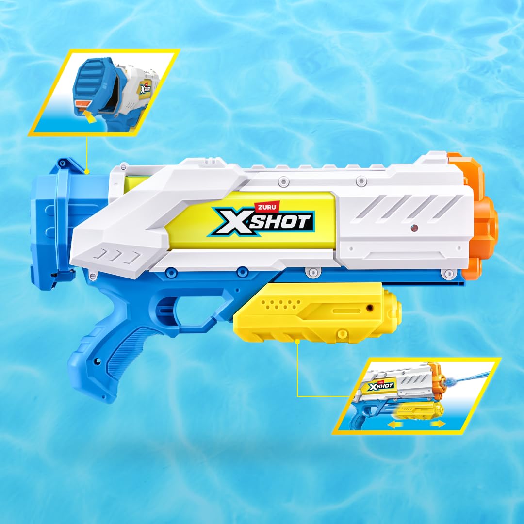 ZURU X-Shot Water Fast-Fill Medium Water Blaster, 2 Pack