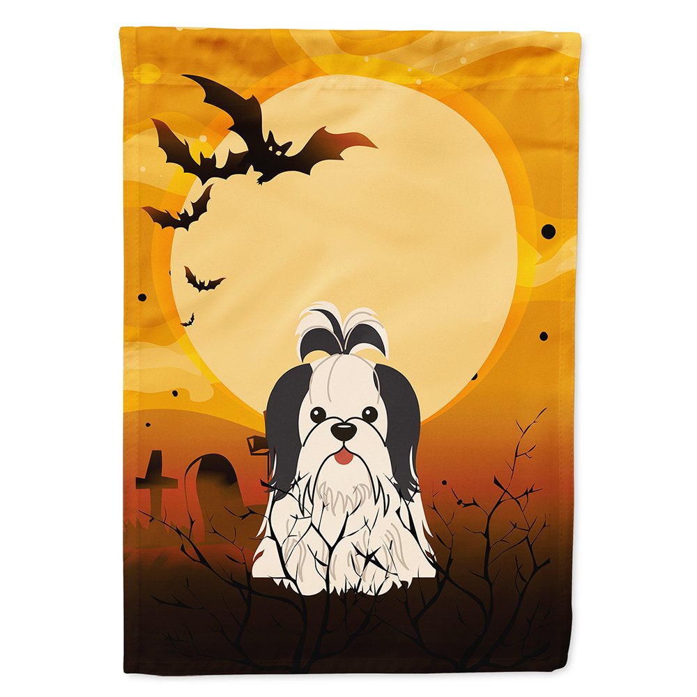 Caroline's Treasures BB4354CHF Shih Tzu Black White Flag, Large